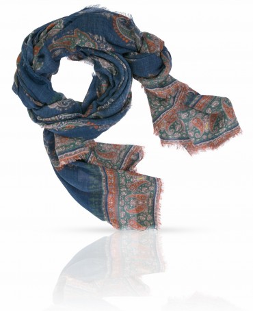 Палантин Унисекс W70.TW4-SK141/BLUE